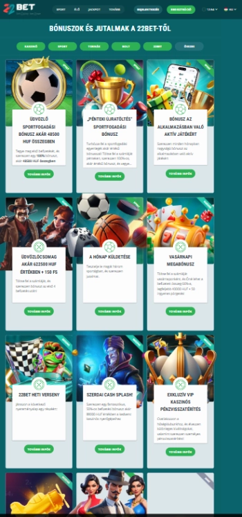 Бонус 22bet